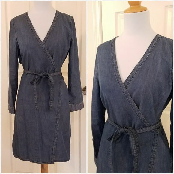 Calvin Klein Jeans Dresses & Skirts - Calvin Klein Denim Wrap Dress ##